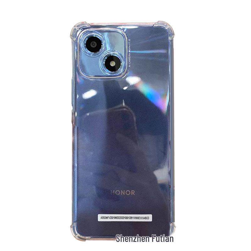 Huawei Honor 70 Transparent Airbag Anti-Fall Silicone Phone Case, Compatible with X40i, P20, 30, and Enjoy 10 Plus.