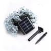 Solar Garland Cool White Flowers For Terrace Balcony Garden Lamps 50Led