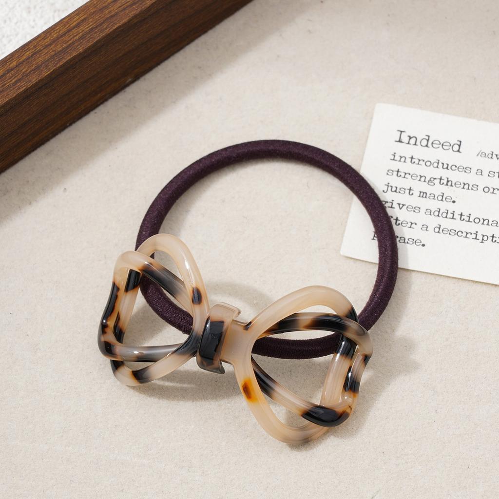 1pc Turtle Patterned Bow Headband Strong Elasticity Brown Rope Design Retro Fashionable Suitable for Appointment Outdoor Use