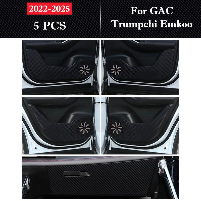 Car Door Anti Kick Pad Glove Box Anti-dirty Leather Protective Sticker For GAC Trumpchi Emkoo 2026-2026 Interior Accessories