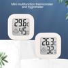 Lcd Electronic Digital Temperature Humidity Meter Thermometer Indoor Clock