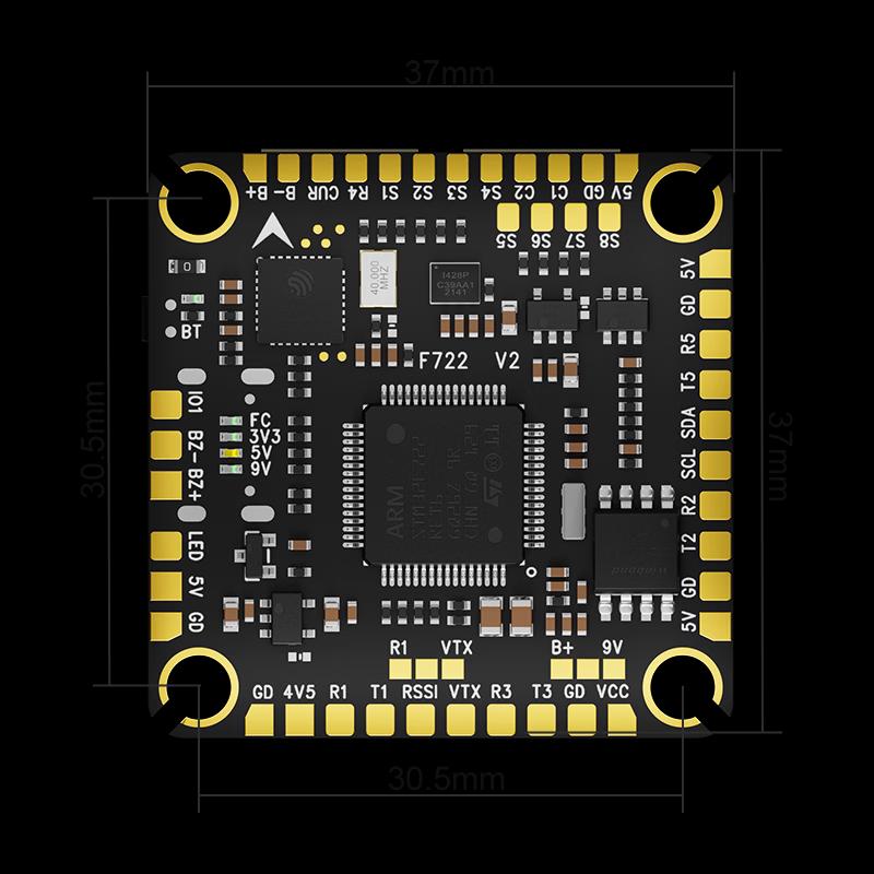 Controller di Volo FPV AOCODA-RC F722 V2