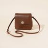 Genuine Leather Women's Bag New Retro Fashion Simple All-matching Casual Small Square One-shoulder Cross-body