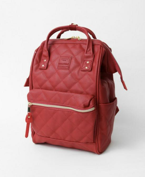 Japanese Retro Plaid PU Leather Backpack - Trendy Unisex Travel Bag