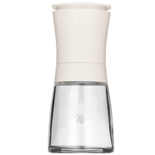 WMF Trend Ceramill White Pepper Mill, 130mL, with durable ceramic blades, adjustable grinding strength, and a 10-year warranty (Product Code: W0647907