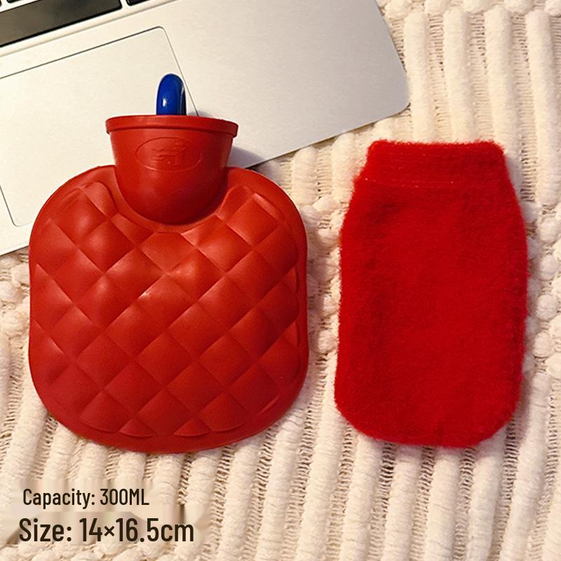 Plush Explosion-Proof Hot Water Bottle for Women - Winter Hand Warmer, Abdomen Warmer, Available In Large and Small Sizes