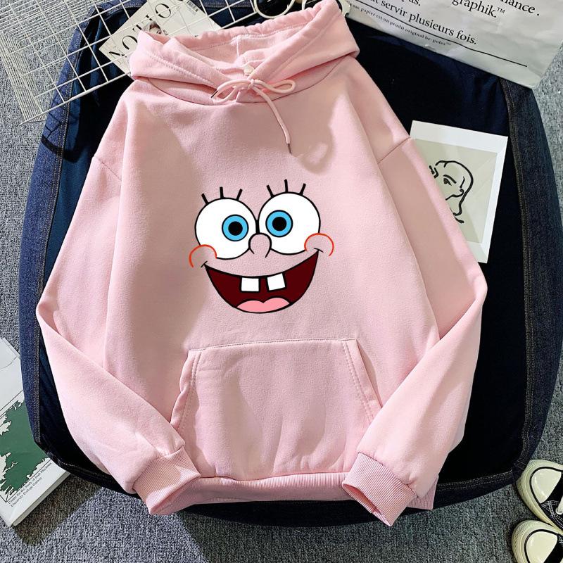 Smiley Face SpongeBob Unisex Hooded Sweatshirt - Trendy & Fashionable 2025 Edition