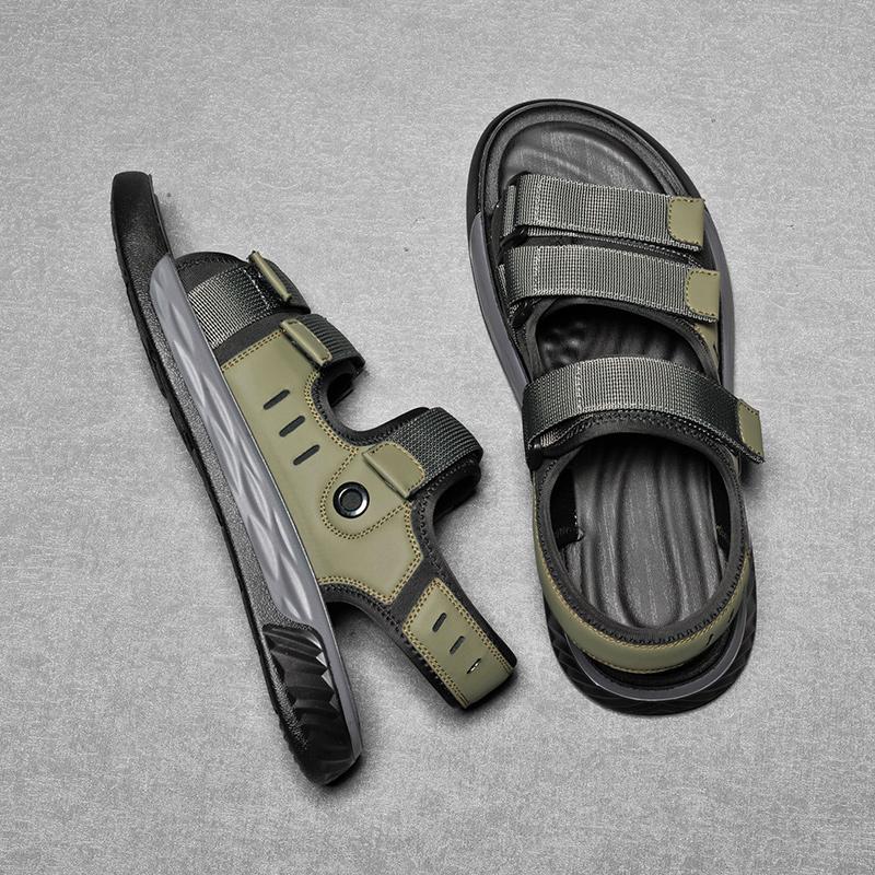 Fashion Brand Summer Men's Sandals Versatile Men Beach Sandals Soft Comfortable Outdoor Wading Shoes Quick Dry Open-toe Footwear