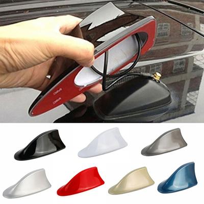 Stable Signal Self-adhesive Radio Antenna ABS Baking Varnish Shark Fin Design FM/AM Aerial Exterior Automotive Parts