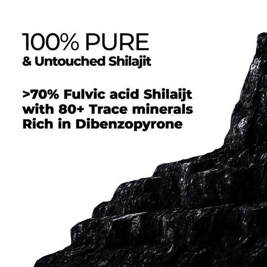Zandu Capsule di Shilajit, arricchite con la bontà degli estratti naturali di Shilajit, aiutano a rafforzare l'immunità - 60 capsule vegetariane