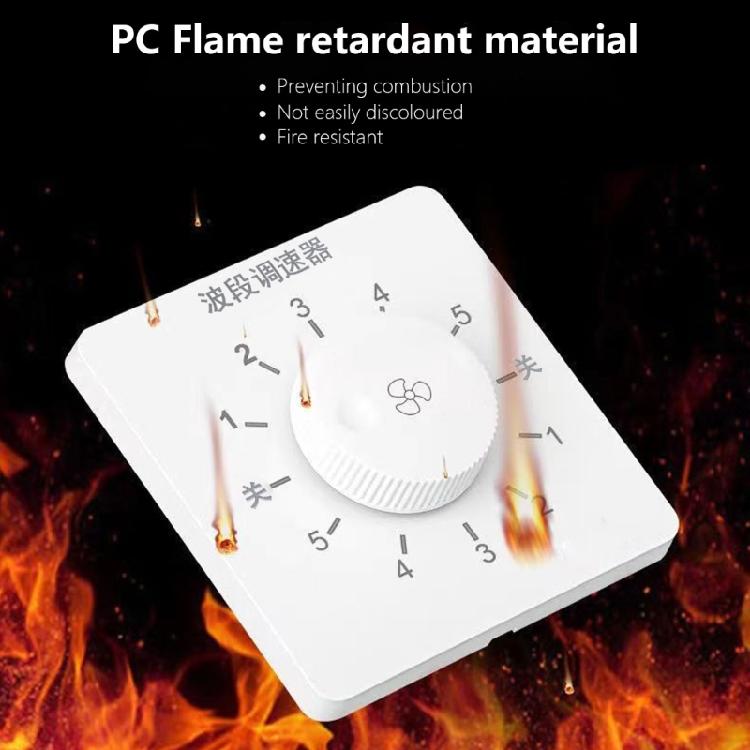 Mechanische Drehschalter Typ 86 für Deckenventilator 5-stufiger Geschwindigkeitsregler