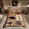 Homewish Wildlife Wolf Duvet Cover SetWoodland Animal For Teens Bedding SetJungle Safari Decor