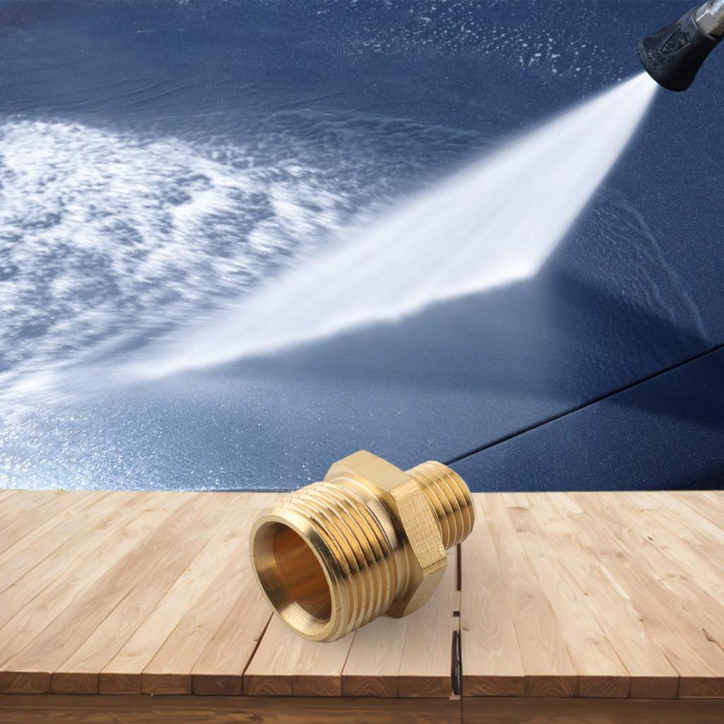22mm To 1/4 Joint Adapter Brass Hose Adapter High Pressure Cleaning Adapter