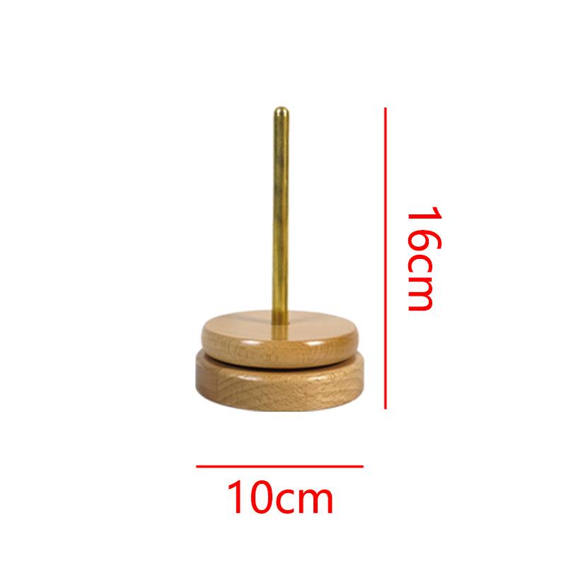 

Rotating Beech Wood Yarn Winder Spool for Knitting