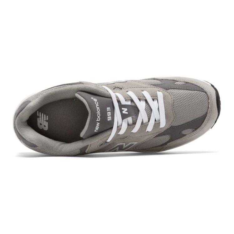 New Balance NB 993 Cushioning, Wear Resistant Low top Kids Lifestyle Shoes Gray White Teenagers GC993GW