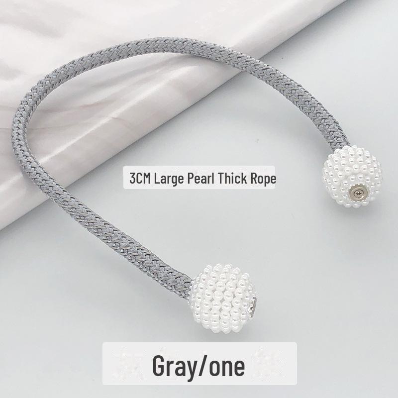 Dicke Seilperle Vorhang Magnetschnalle