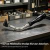Fireplace Handle with Insulated Grip Threaded Metal