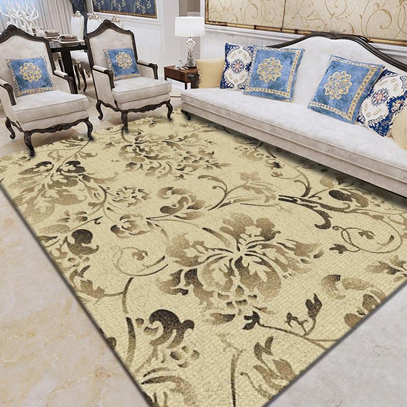 3D Carpet Living Room Bedroom Printed Carpet Wedding Floor Mat Modern and Simple Carpet