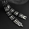 Men's Retro Titanium Steel Bracelet, Simple Business Personalized Metal Chain Body Bracelet Trendy Boys Accessories