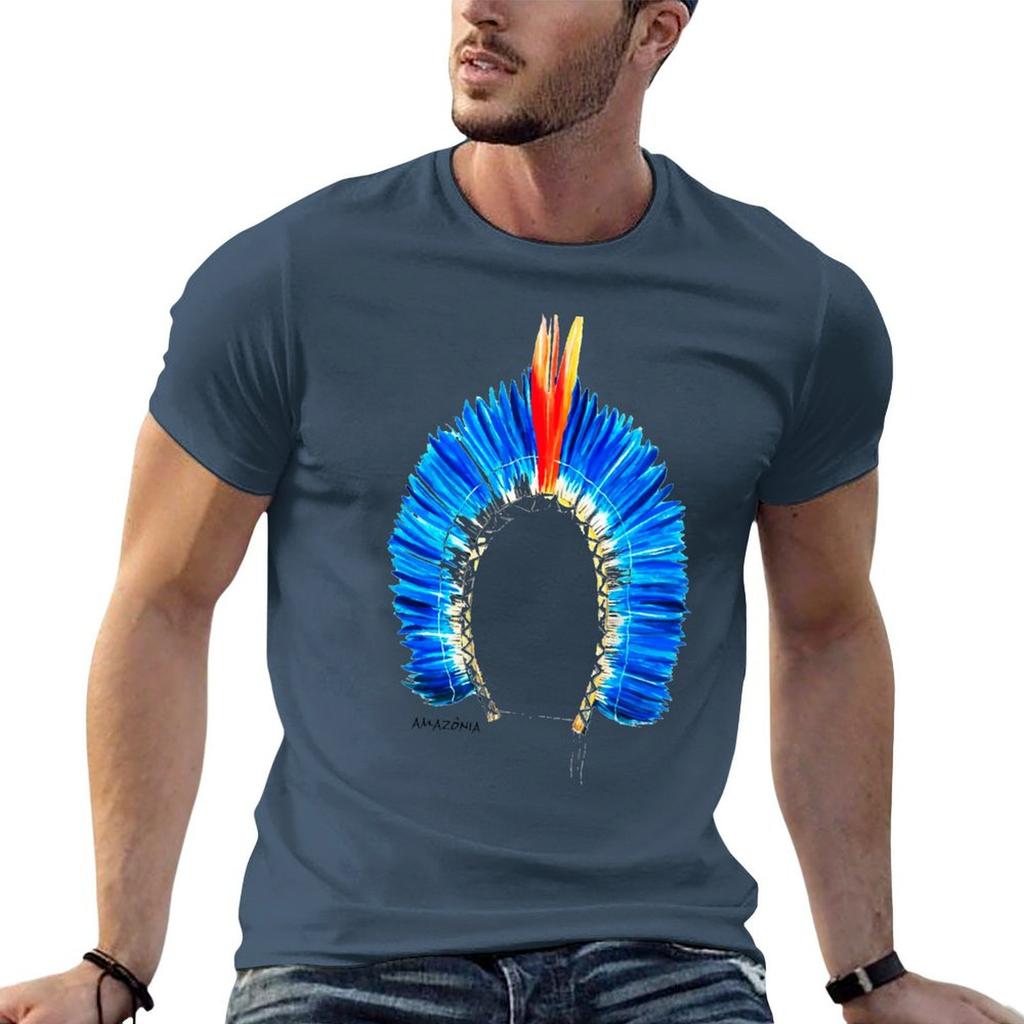 Indigenous Headdress Amazon Nations TShirt Daily Wear Print TShirt
