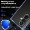 Transparent Phone Case for Samsung Galaxy Z Fold 7 6 5 Anti-scratch PC Anti-fall Cover for Z Fold7 Fold6 Fold5 Phone Accessories