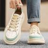Luxury Brand Sneakers Lace Up Mens Fashion Shoes Genuine Leather Men Comfortable Casual Shoes New Non-Slip Male Skateboard Flats