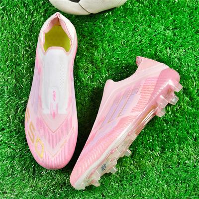 F50 Schnürsenkellose Fly-Woven Fußballschuhe Student Lange Nägel Gebrochene Nägel Unisex Rutschfeste Gummisohle Studenten Fußballschuhe