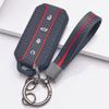 Anti Lost Silicone Keychain Lanyard for Chery Jaecoo 5 J5 J7 Tiggo 9 Arrizo 8 with Keychain Honeycomb Texture Non Slip Grip Car Remote Key Sleeve