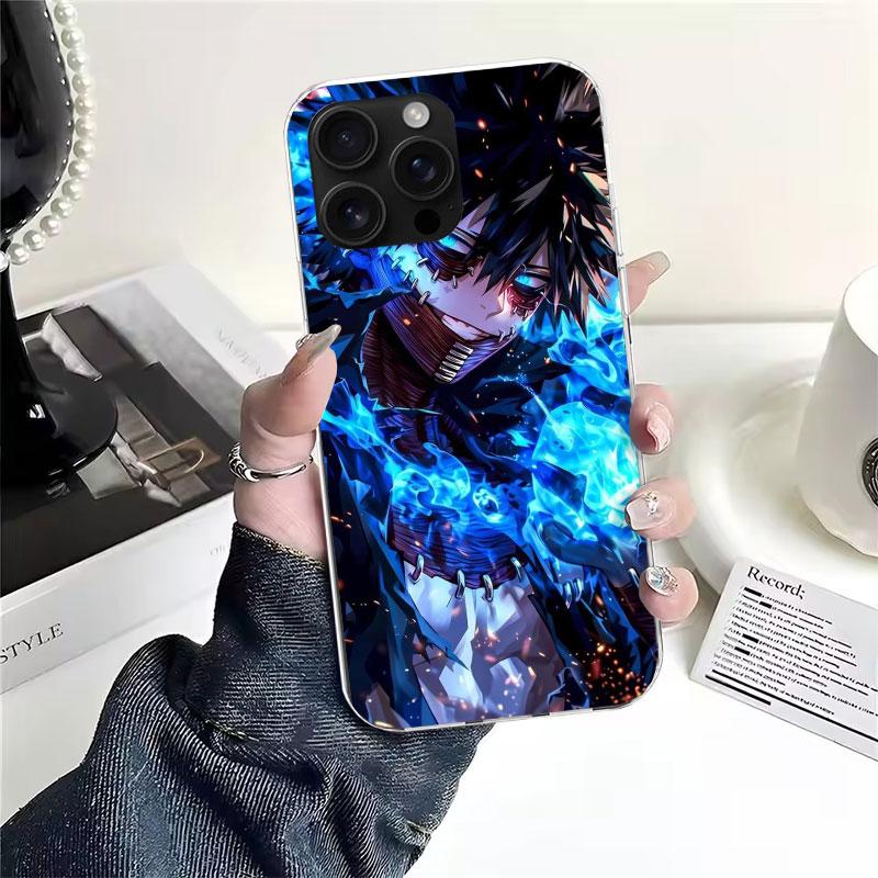 Dabi MHA My Hero A-Academy Soft Phone Case For IPhone 11 17 Air 16E 16 Pro Max 15 + 14 Plus 13 Mini 12 Apple 7 SE 8 Fundas Coque