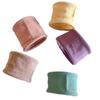 5Pcs Wide Slip Resistant Hair Ties For Women Gym Sports Seamless High Ponytail Elastic Bands Reusable Hair Accessories