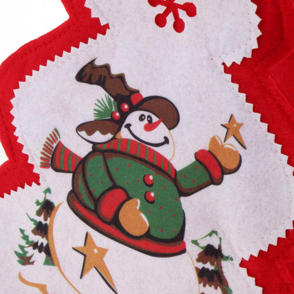 Snowman Gift Bag with Handle Tree Ornament Home Decorations
