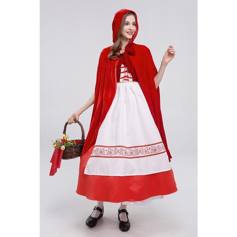 Halloween Little Red Riding Hood Party Club Dance Queen Christmas Dress
