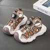 New Summer Boys' Closed-Toe Sandals - Korean Style Breathable Soft Sole Sports Beach Sandals for Kids