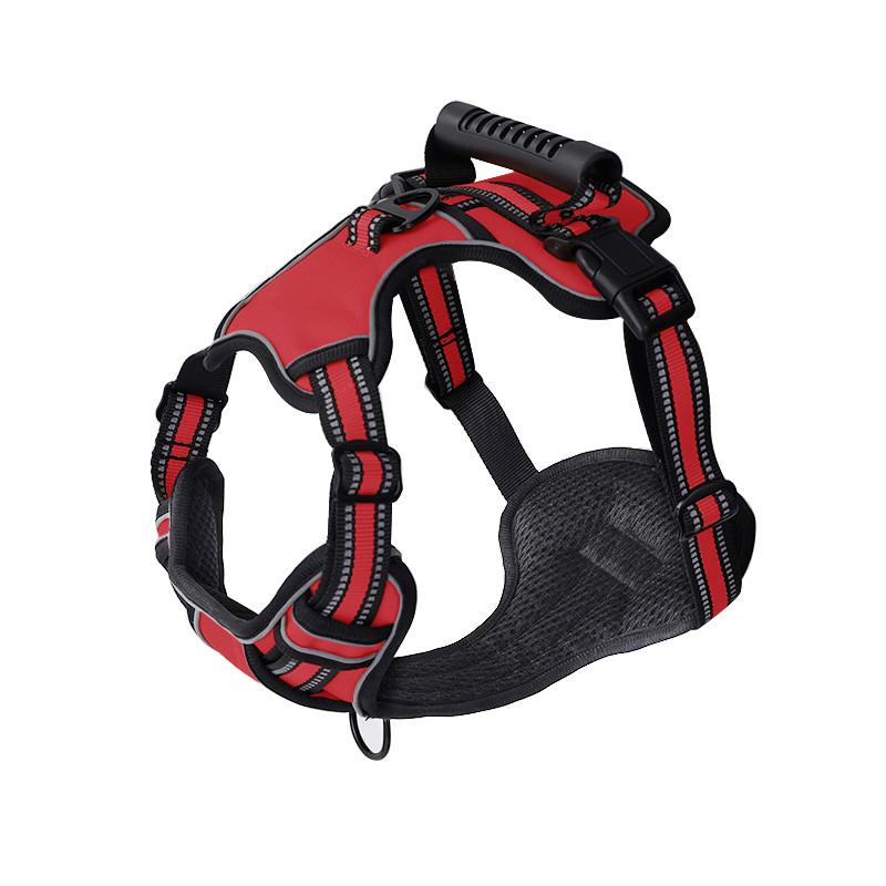 Reflective Dog Harness No Pull Adjustable Dog Harness Vest Breathable Pet Harness For Small Medium Large Dog Pet Supplies