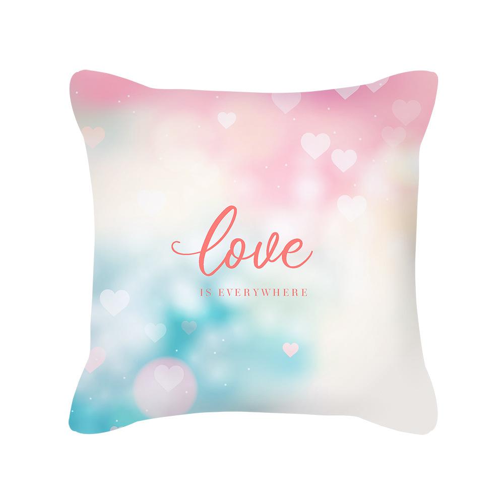 Home Decor Bedroom Pillowcases Valentine's Day Pink Girly Pattern Pillowcases