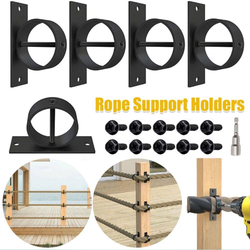 Rostschutzbeschichtung Seilklemmen Edelstahlmaterial Dekorative Seilgeländer Landschaftsgestaltung