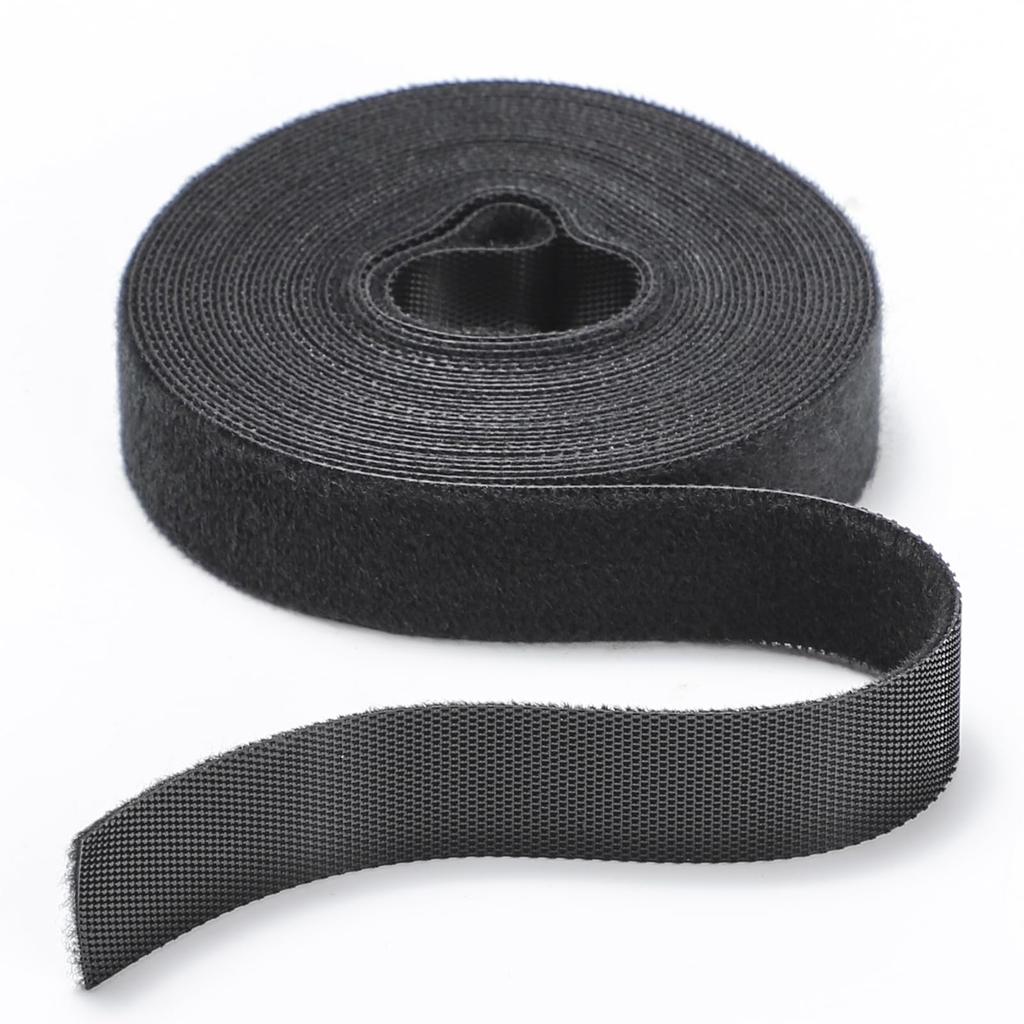 Cable Ties, Velcro Fasteners, for Wiring, Storage, and Securing Freely Cuttable Reusable Double-Sided Velcro (25mm10m)