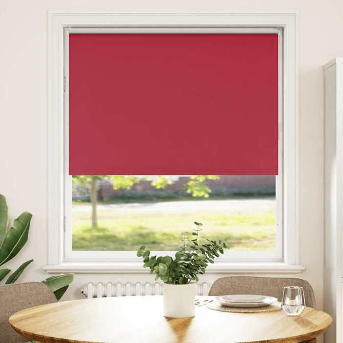 VidaXL Store enrouleur occultant rouge largeur du tissu 105,7 cm, store de jour et de nuit, store de cuisine, store 4011780