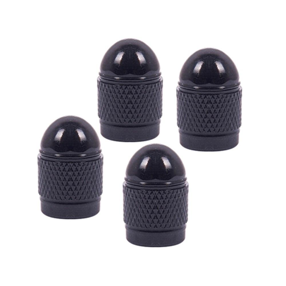 4Pcs Aluminum Tire Valve Stem Caps Bullet Design for Car Truck Wheel Rim Accessories Durable Automotive Parts