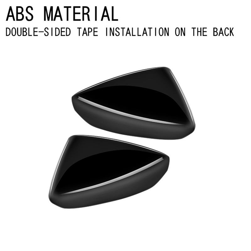 Car Gloss Black Rearview Side Mirror Cover Trim Frame Side Mirror Caps For Mazda CX-60 Replacement Accessories
