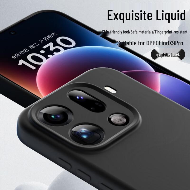 Prémiový tekutý silikonový obal na telefon pro OPPO Find X9/X9 Pro