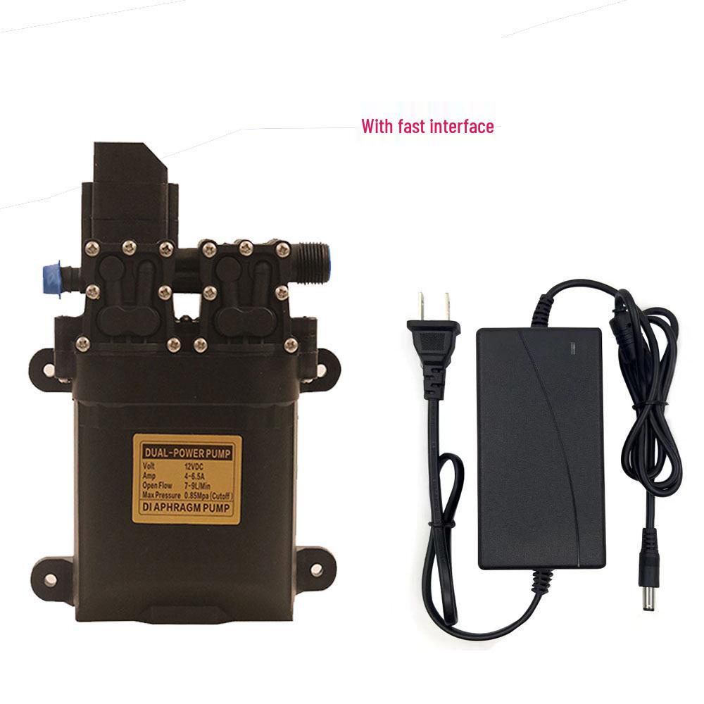 12V DC High-Pressure Self-Priming Diaphragm Pump with Smart Backflow for Drinking Machines and Water Purifiers