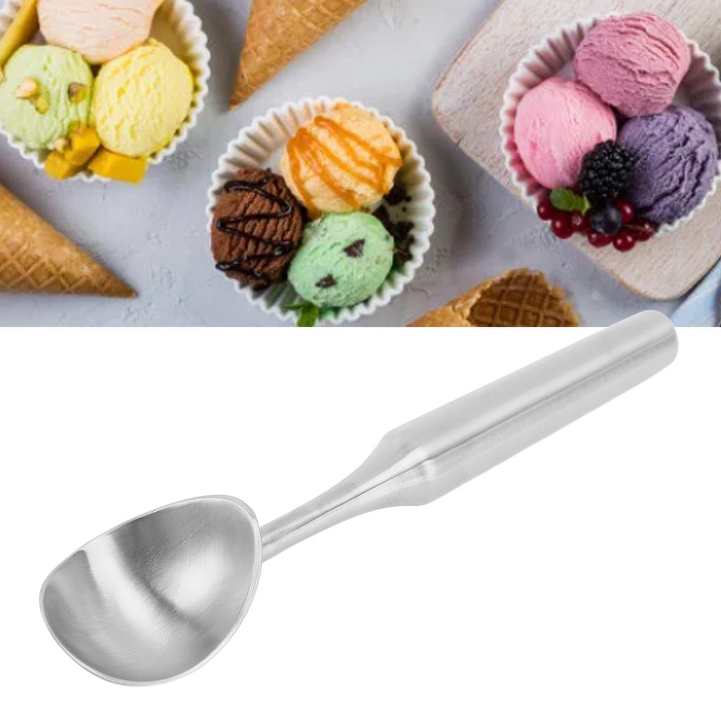 304 Stainless Steel Ice Cream Scoop Handle Fruit Ice Cream Spoon Melon