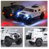 1:24 Modelo de Carro Blindado de Liga Militar Diecasts Metal Brinquedo Veículos Off-road Tanque Polícia Carro Modelo à Prova de Explosão Presente para Crianças