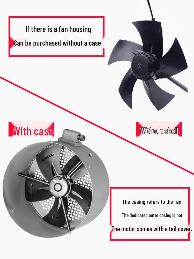 G-type Variable Speed 380V Axial Flow Cooling Fan with External Rotor