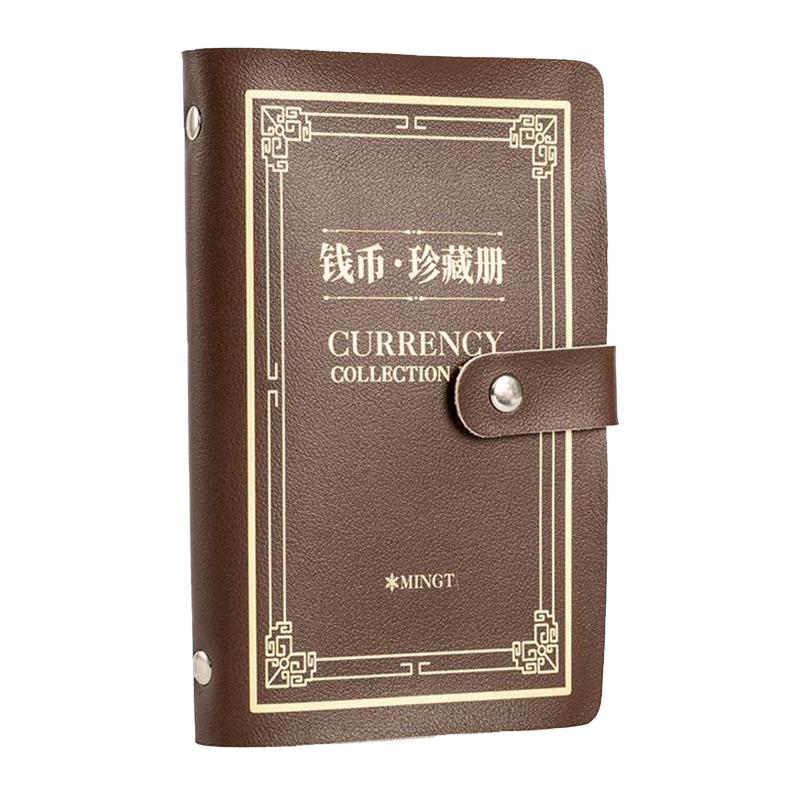 50pcs Large Capacity Banknote Collection Book For Collecting Paper Money