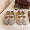 Mesh breathable half slippers women's summer wear 2025 new silver one-pedal fisherman shoes bag head flat-bottomed cool slippers