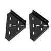 Shower Corner Shelf Triangle Matte Black Finish Acrylic Wall Mounted Coner Floating Shelf for Bathroom Kitchen