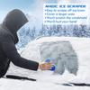 Magische Eis kratzer für Auto Windschutzscheibe - 2er Pack Kegel Magischer Auto Eis kratzer mit Trichter, Runder Schnee kratzer