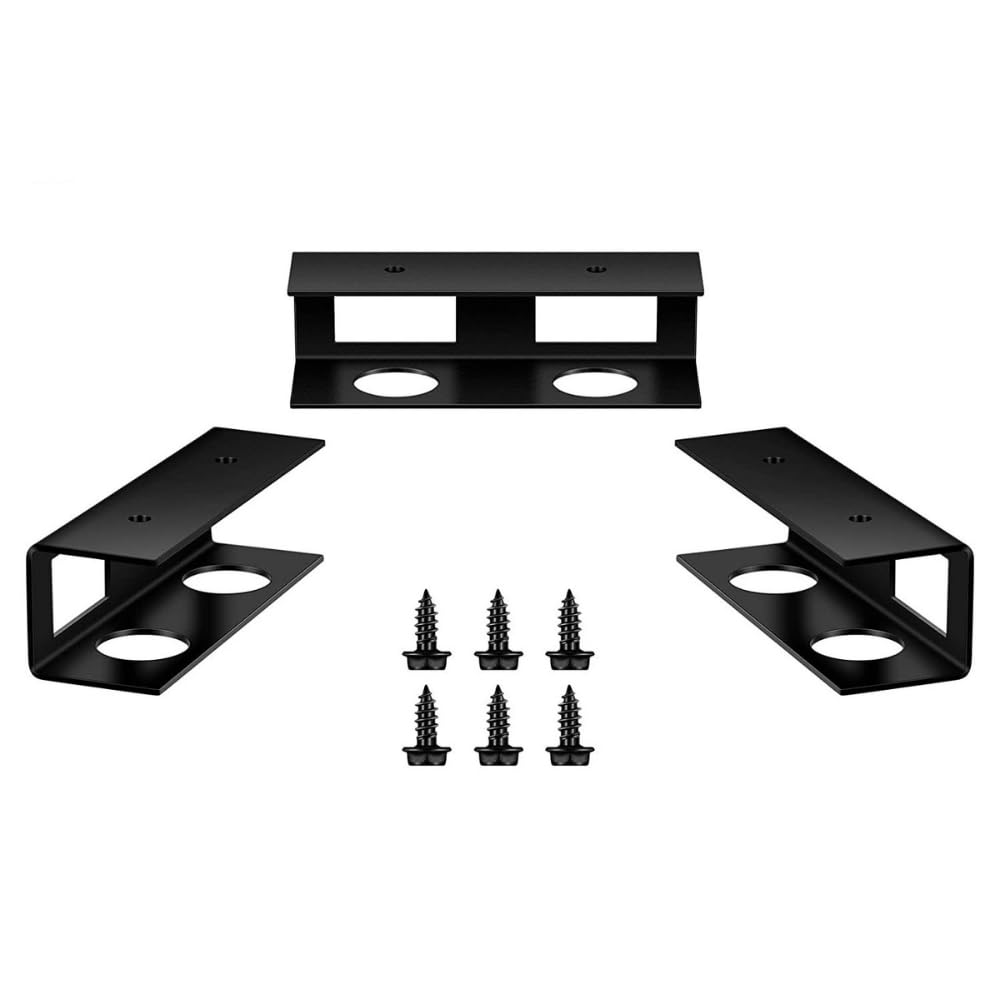 

ideamall Under-Desk Storage Laptop Rack with Brackets for Organizing (Black)